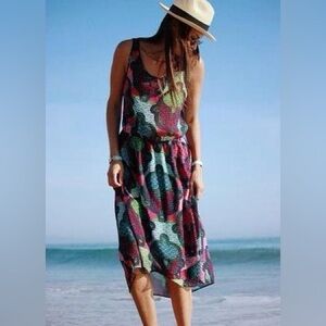 H&M Boho High Low Dress with Cutout Back